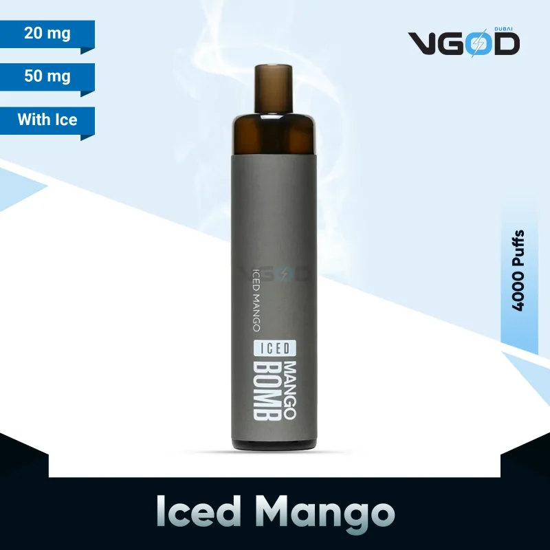 Exploring the Best Flavors of VGOD 4K Disposable Vapes 6 VGOD 4k Iced Mango Bomb Disposable
