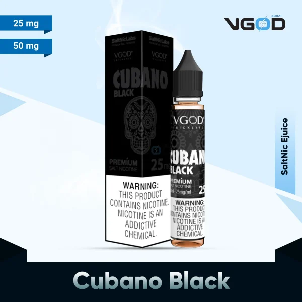 VGOD Cubano Black SaltNic