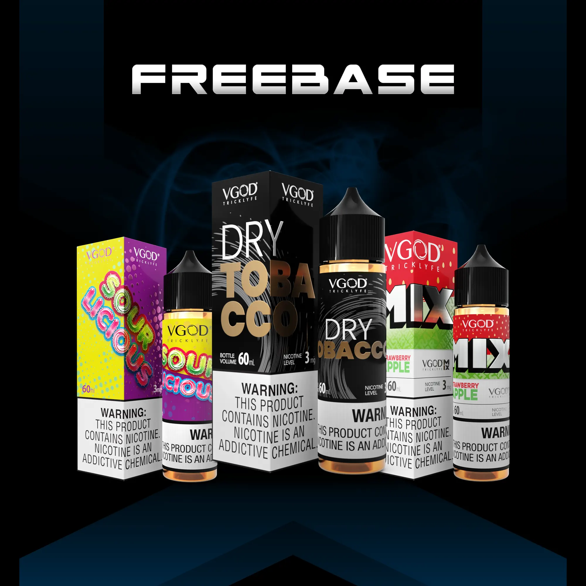 VGOD Freebase | VGOD 60ml Vape Liquid in UAE