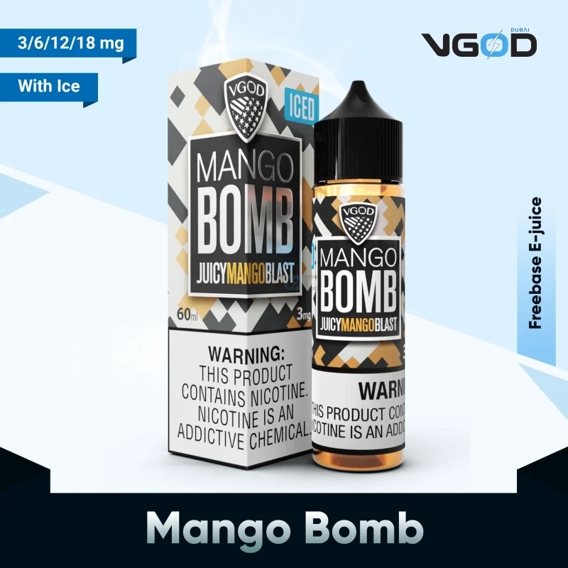 VGOD Freebase Review: Flavor, Performance, and More 7 VGOD Iced Mango Bomb Freebase