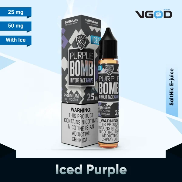 VGOD Iced Purple Bomb SaltNic