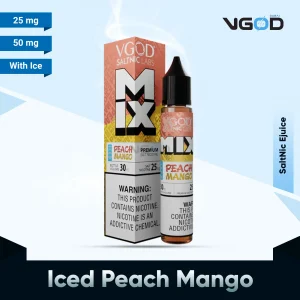 VGOD MIX Iced Peach Mango SaltNic