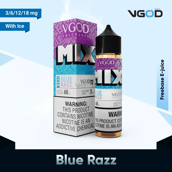 VGOD Mix Iced Blue Razz Freebase