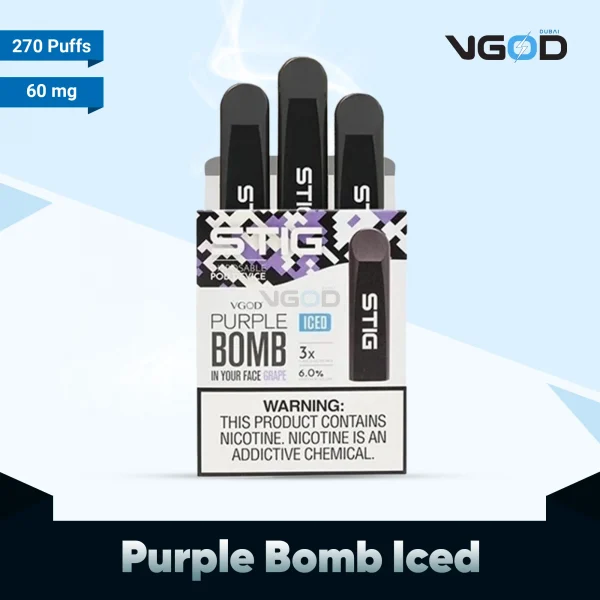 VGOD Stig Purple Bomb Iced Disposable