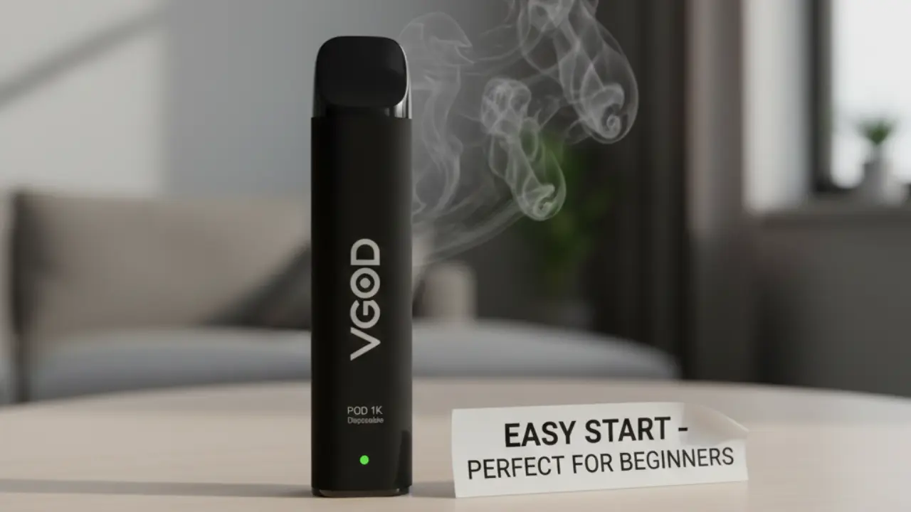 VGOD Pod 1K Disposable for Beginners: What to Expect from Your First Vape? 2 VGOD Pod 1K Disposable vape for Beginners in Dubai